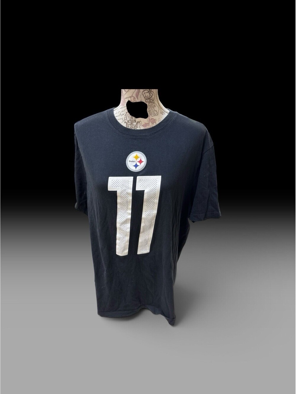 Men’s Nike Pittsburgh Steelers Chase Claypool #11 Size XL Black Fangear